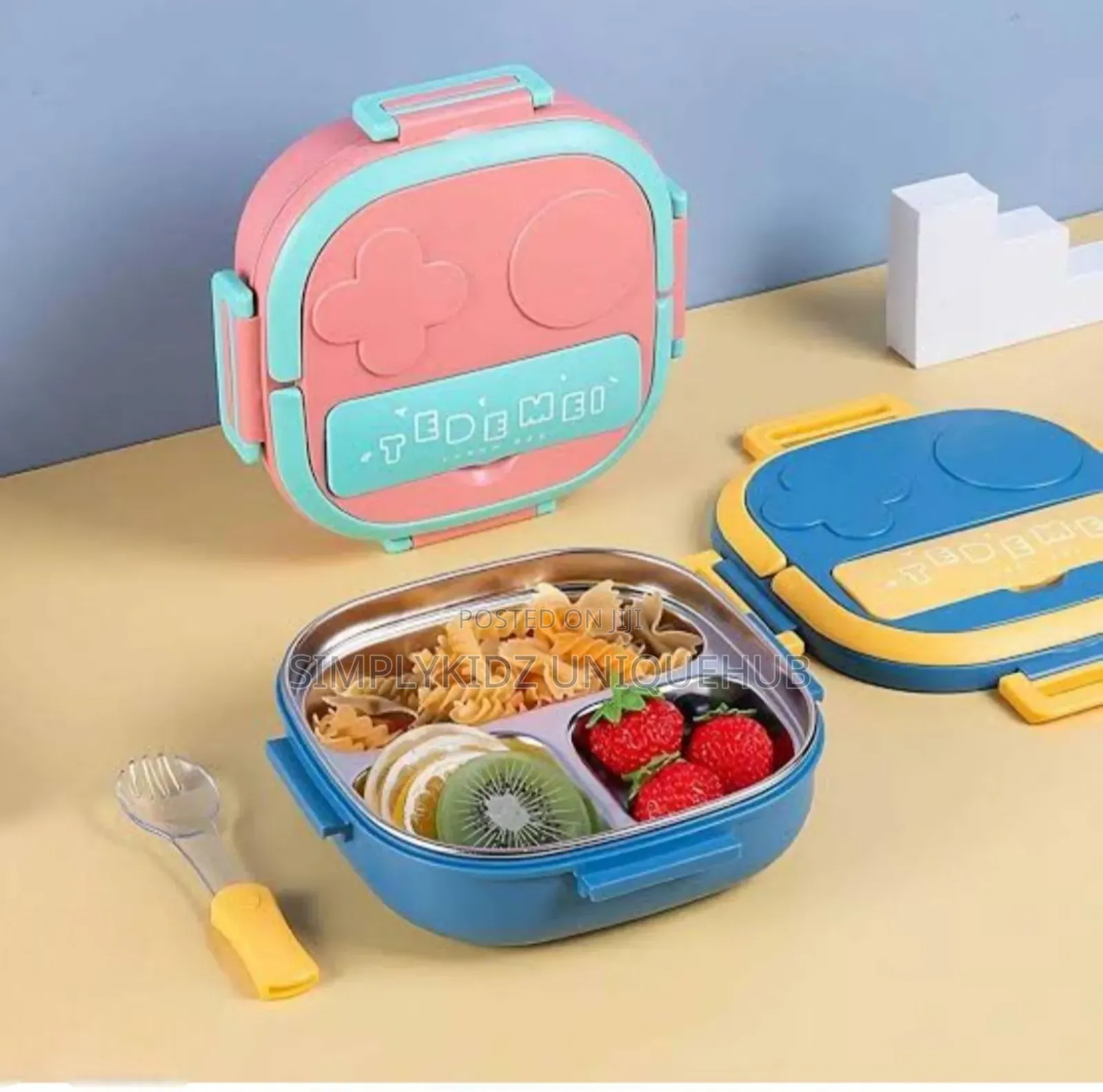 Tedemei Original Stainless Lunch Box 2 Grid/Compartments