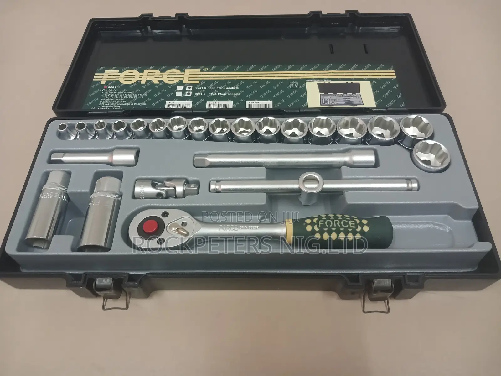 Force 3251 3/8" Socket Set 24pc
