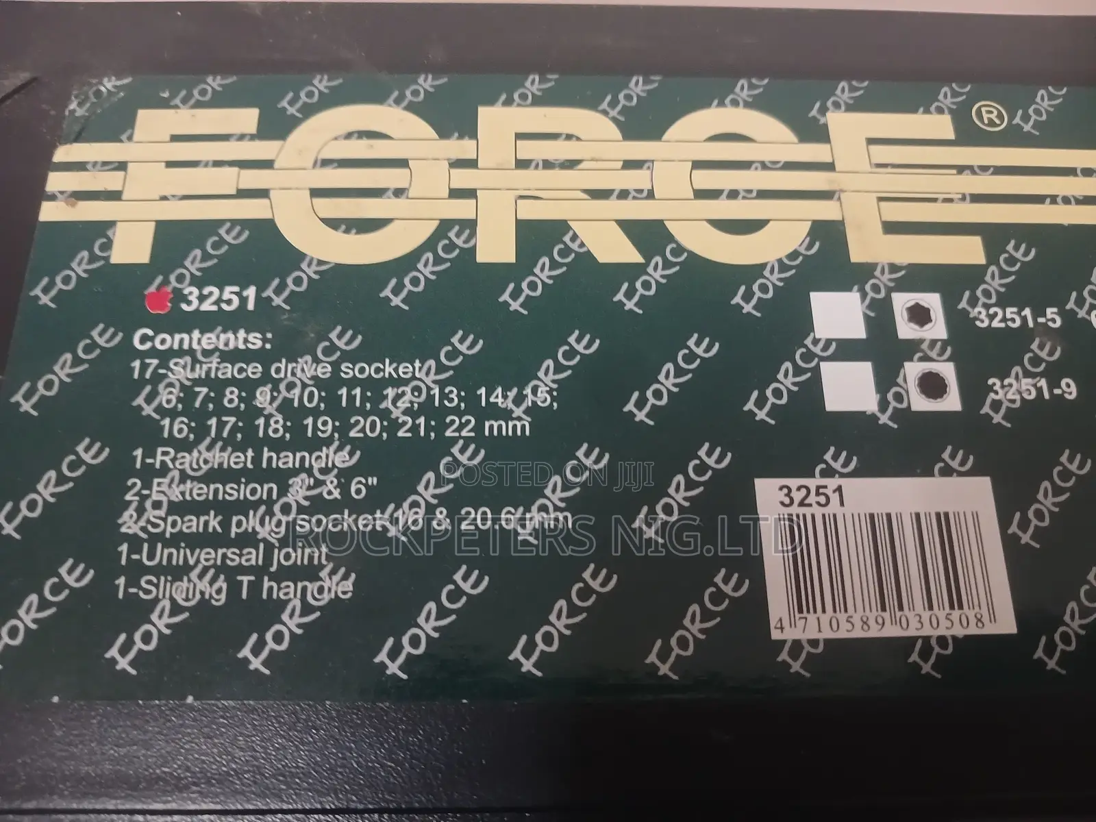 Force 3251 3/8" Socket Set 24pc