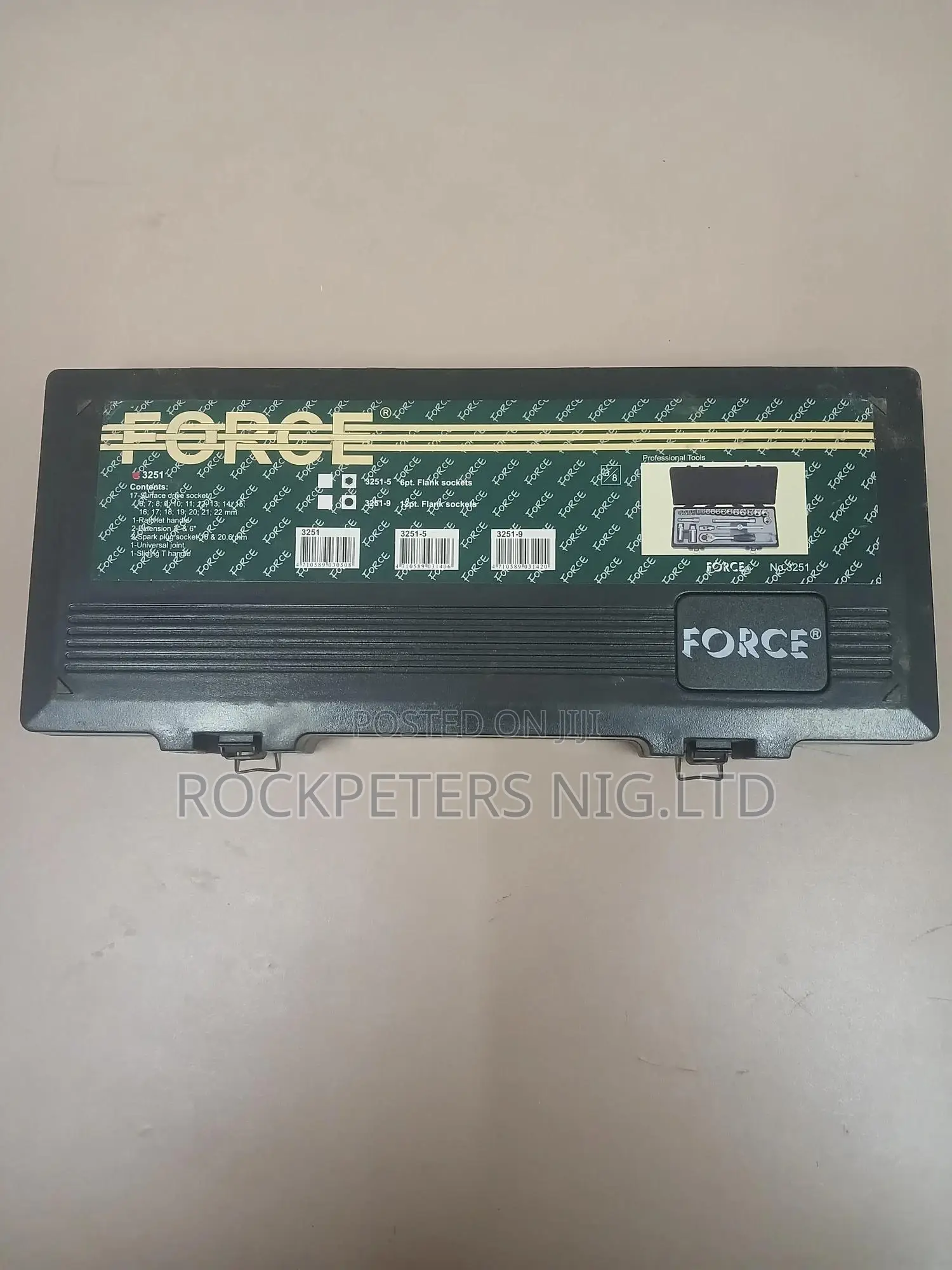 Force 3251 3/8" Socket Set 24pc