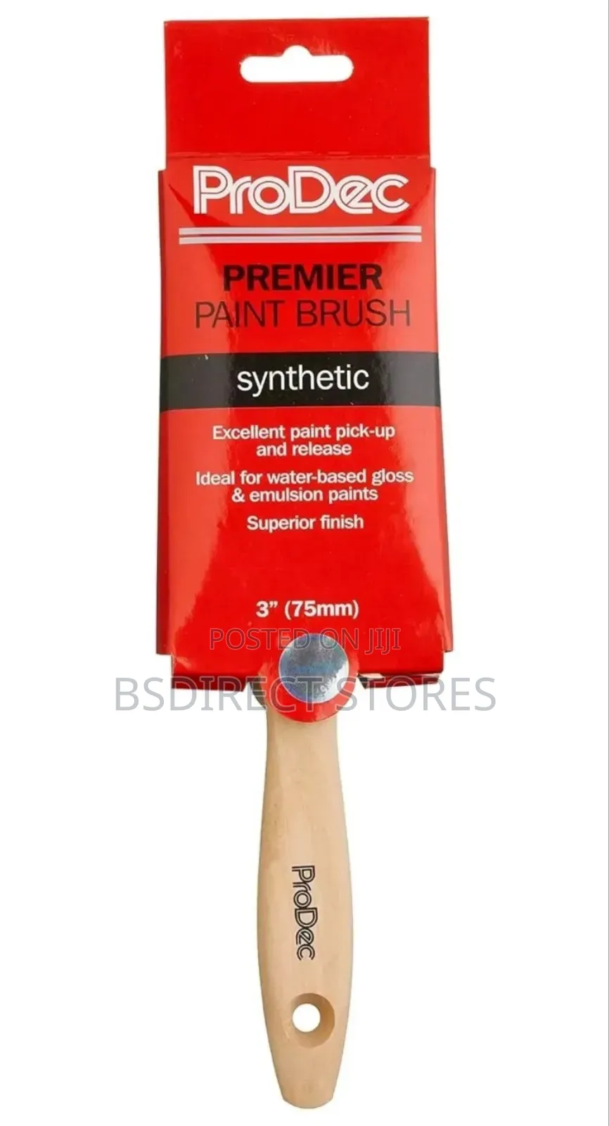Prodec Premier 3 Inch 75mm Decorators Synthetic Paint Brush