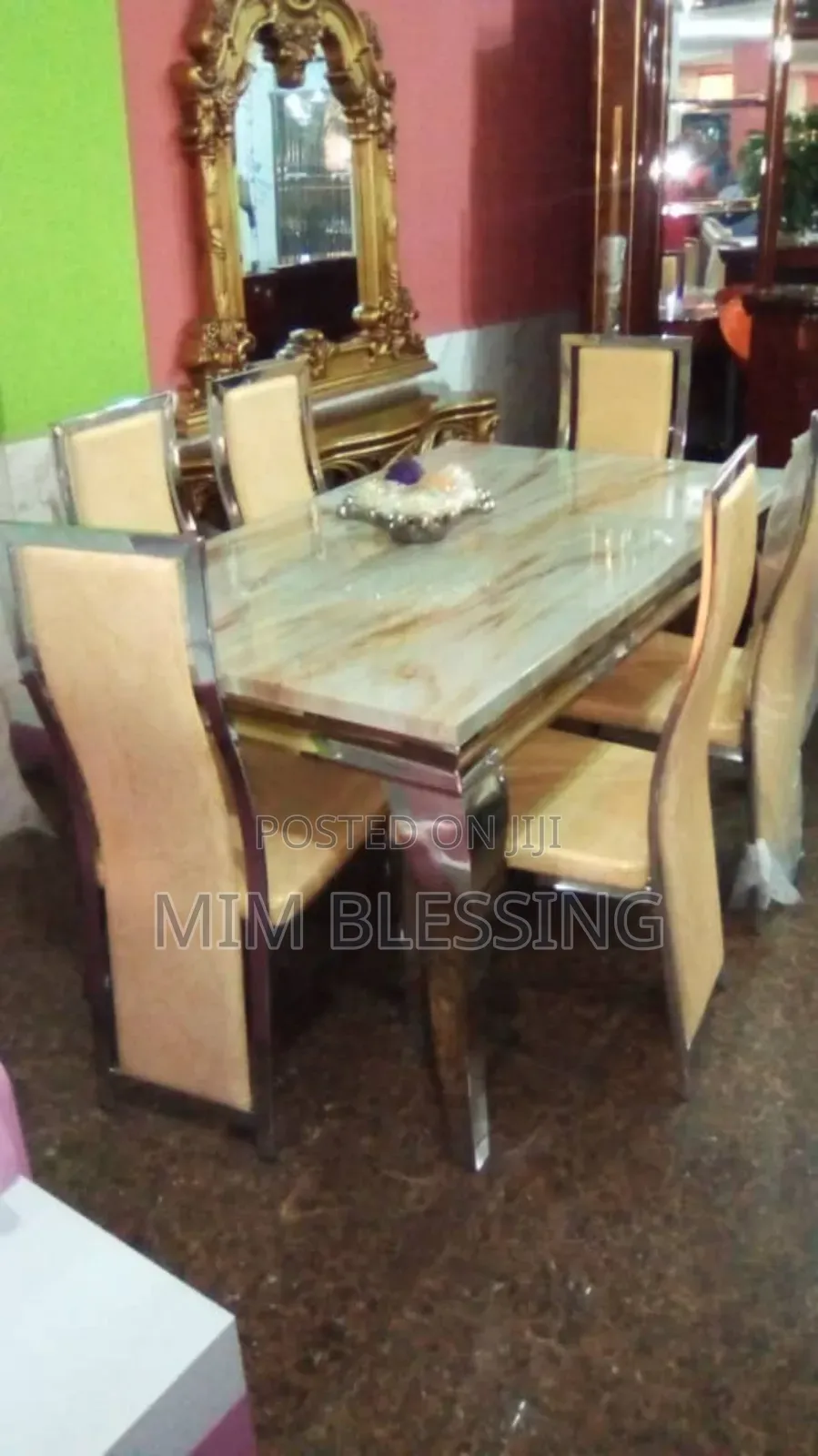 Marble Dinning Table Set