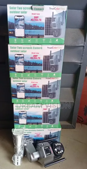 Dual Lens Solar Security Camera