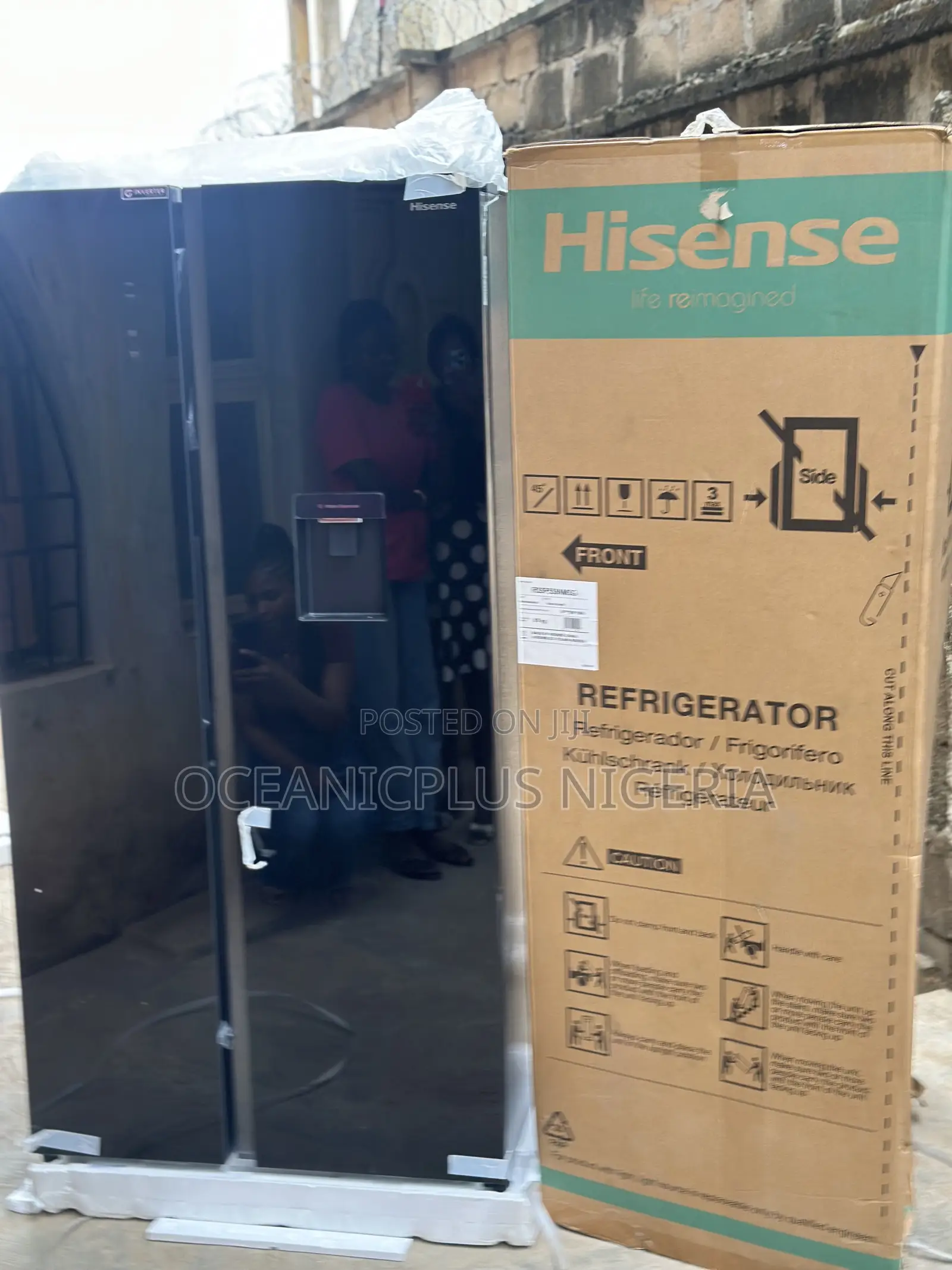 Hisense Articmist 529l Side by Side Refrigerator 5p558nmsg