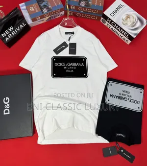 💯 Quality Luxury Men's T-shirts Dolce Gabbana Well Branded
