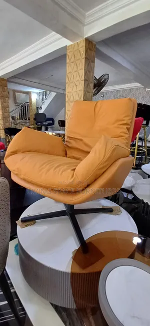 Luxury Rotating Relaxing Leather Chair