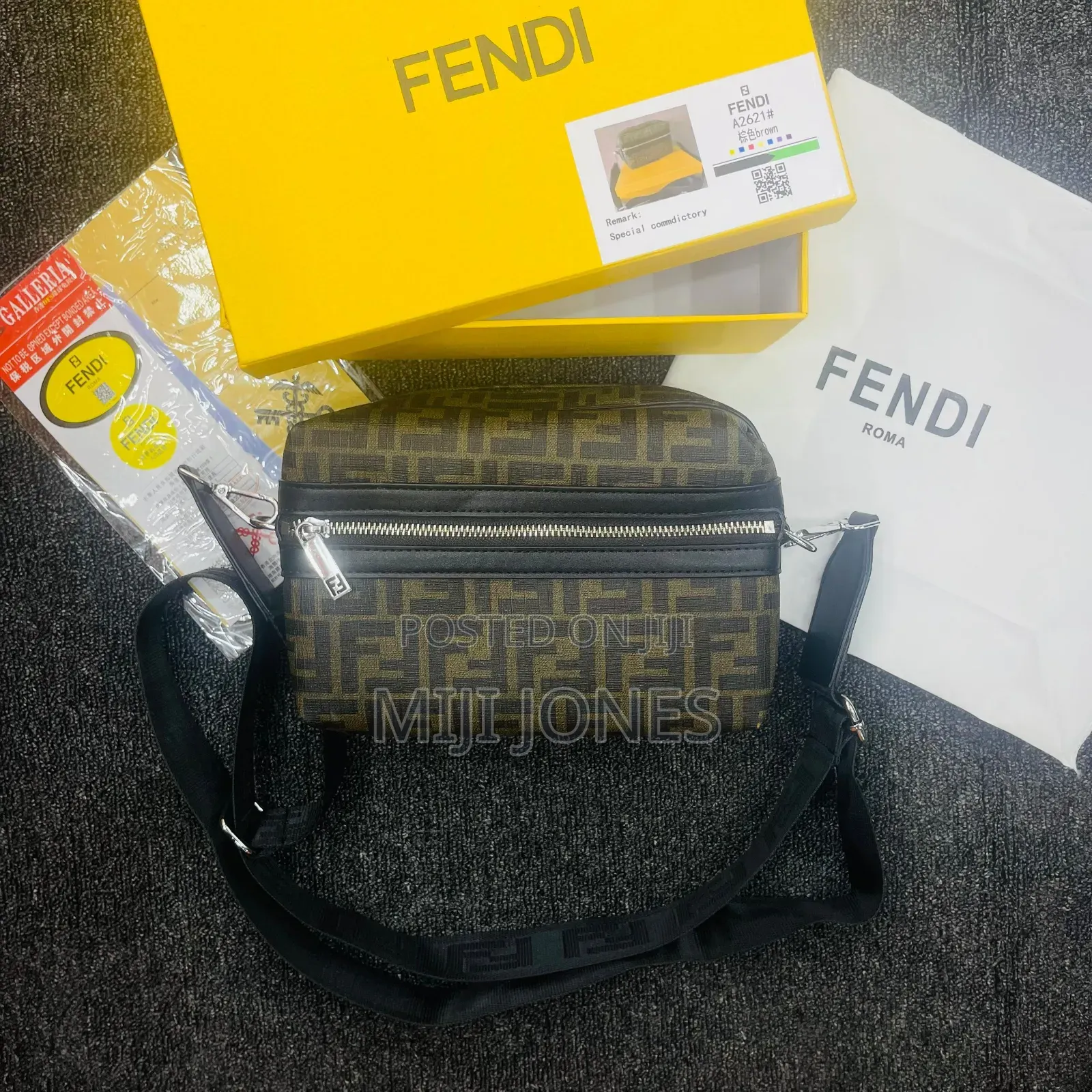 *Fendi Inspired Puff Shoulder Bag*