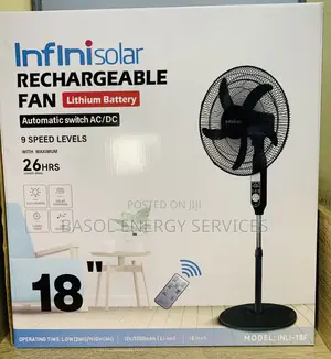 Solar Standing Fan