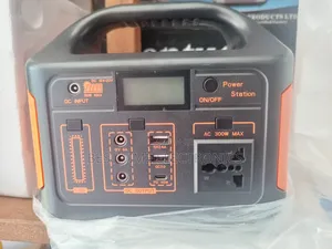 300w Portable Solar Generator With 50 Watts Solar Panel