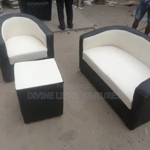 Double Seater, Single Seater and Center Table Bucket Chair