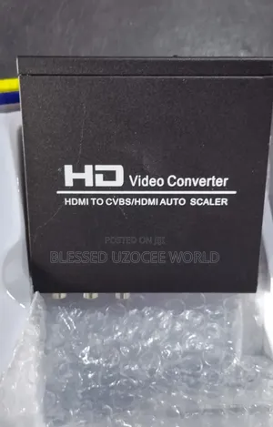 Hdmi to Hdmi +Av Output Auto Scaler Hd Video Media Converter