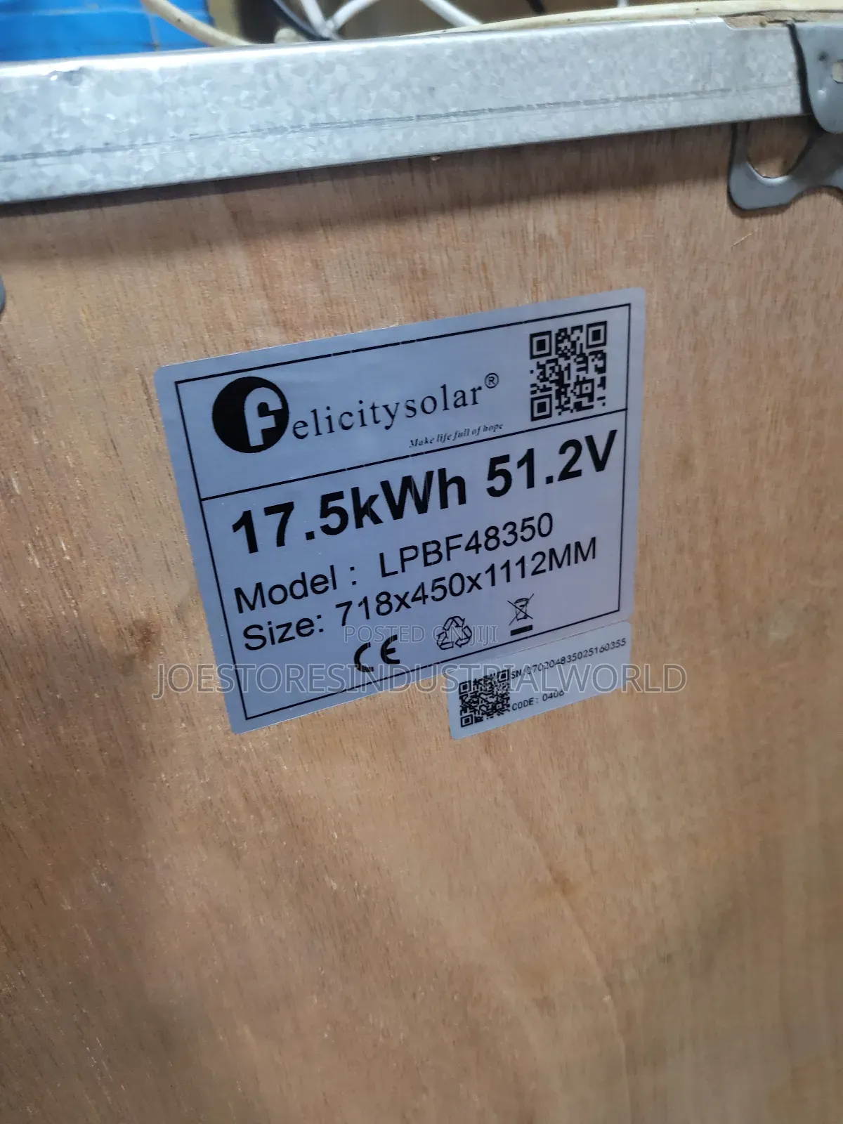 Felicity 17.5 Lithium Battery 48/51.2v
