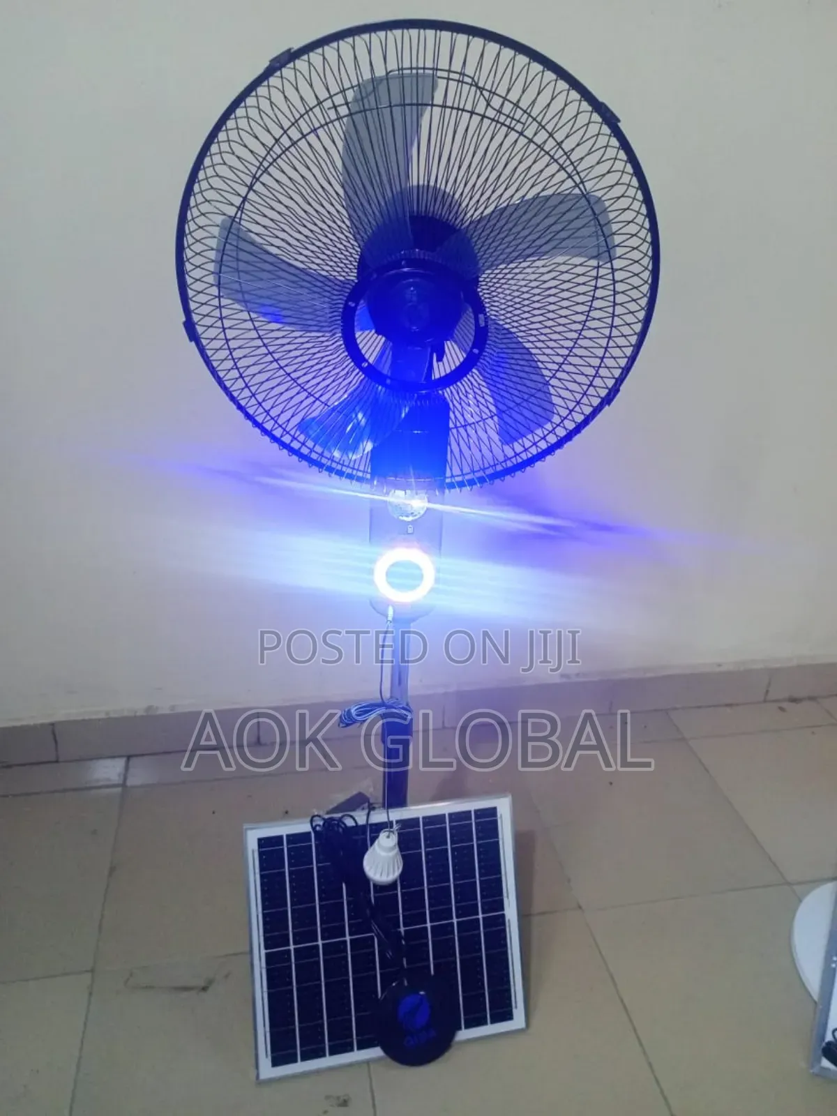 Solar Standing Fan 16"(268)