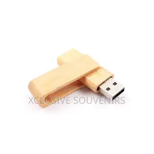 16gb Bamboo Swivel Fancy Design Usb Flash Drive