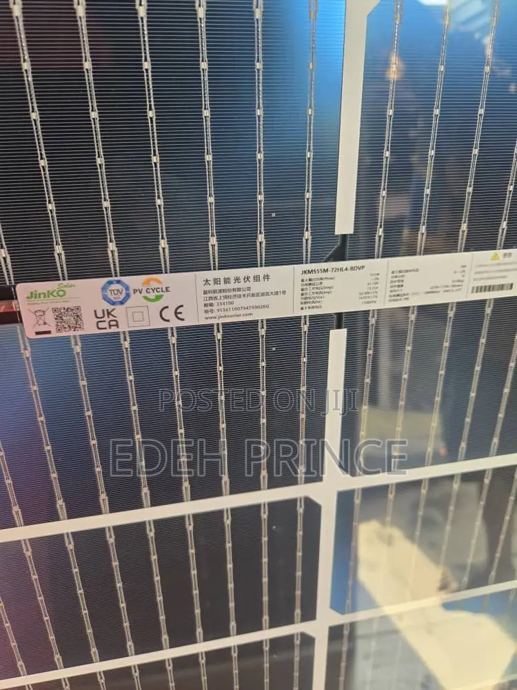 555w Jinko Panels