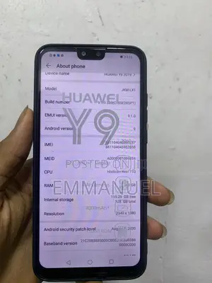 Huawei Y9 2019 128 GB Black