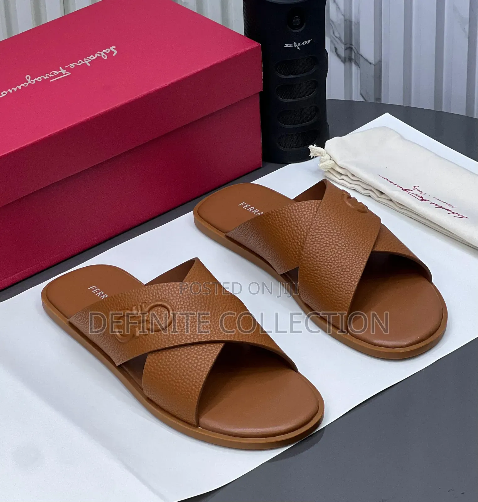 Salvatore Ferragamo Leather Slippers