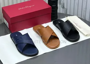 Salvatore Ferragamo Leather Slippers