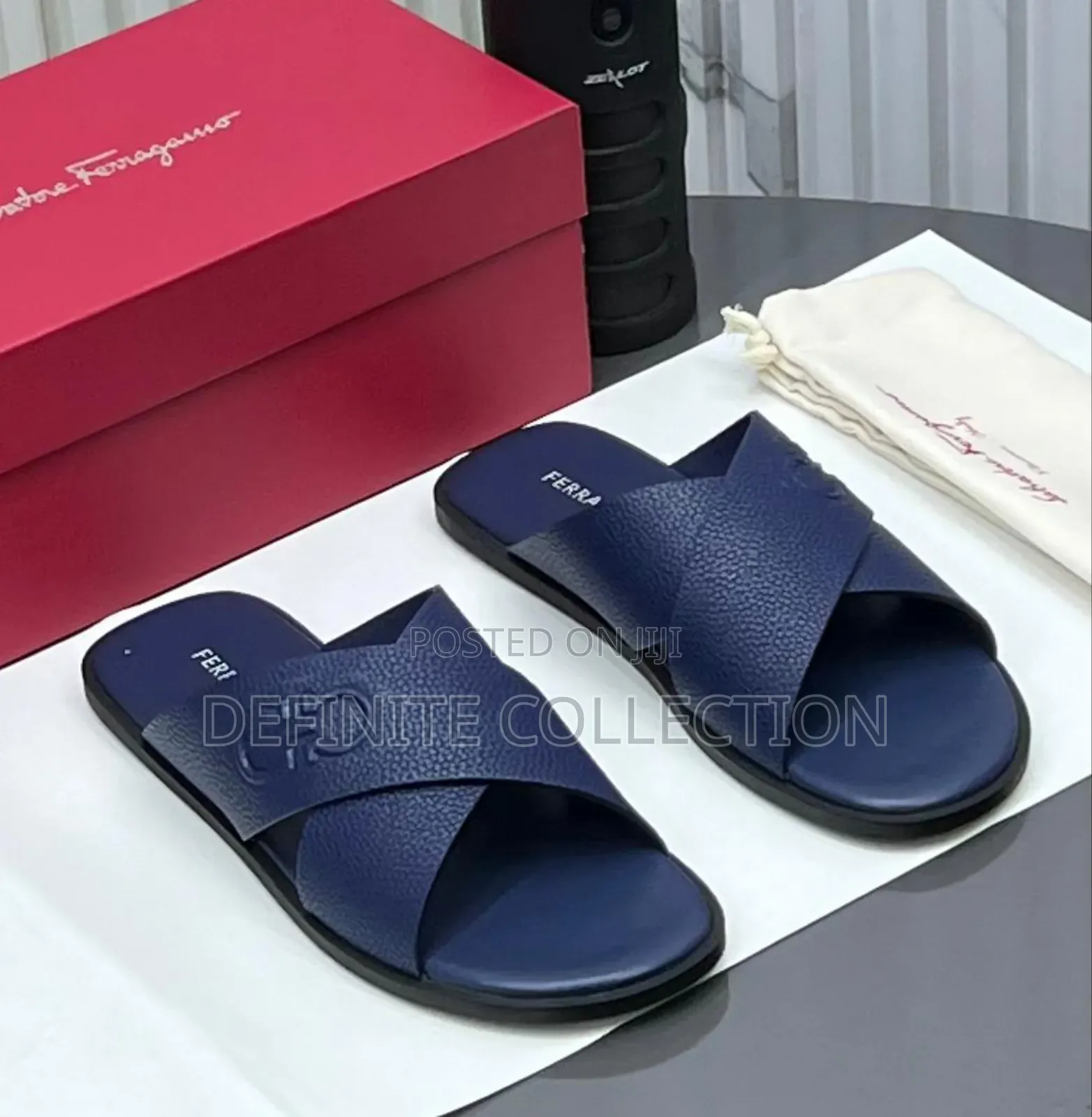 Salvatore Ferragamo Leather Slippers