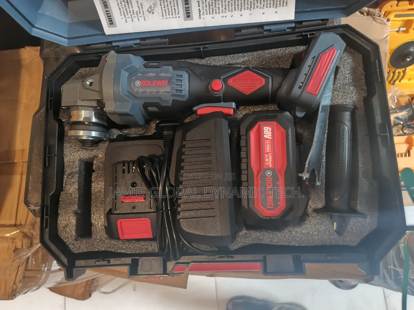 68v Rechargeable Angle Grinder Machine