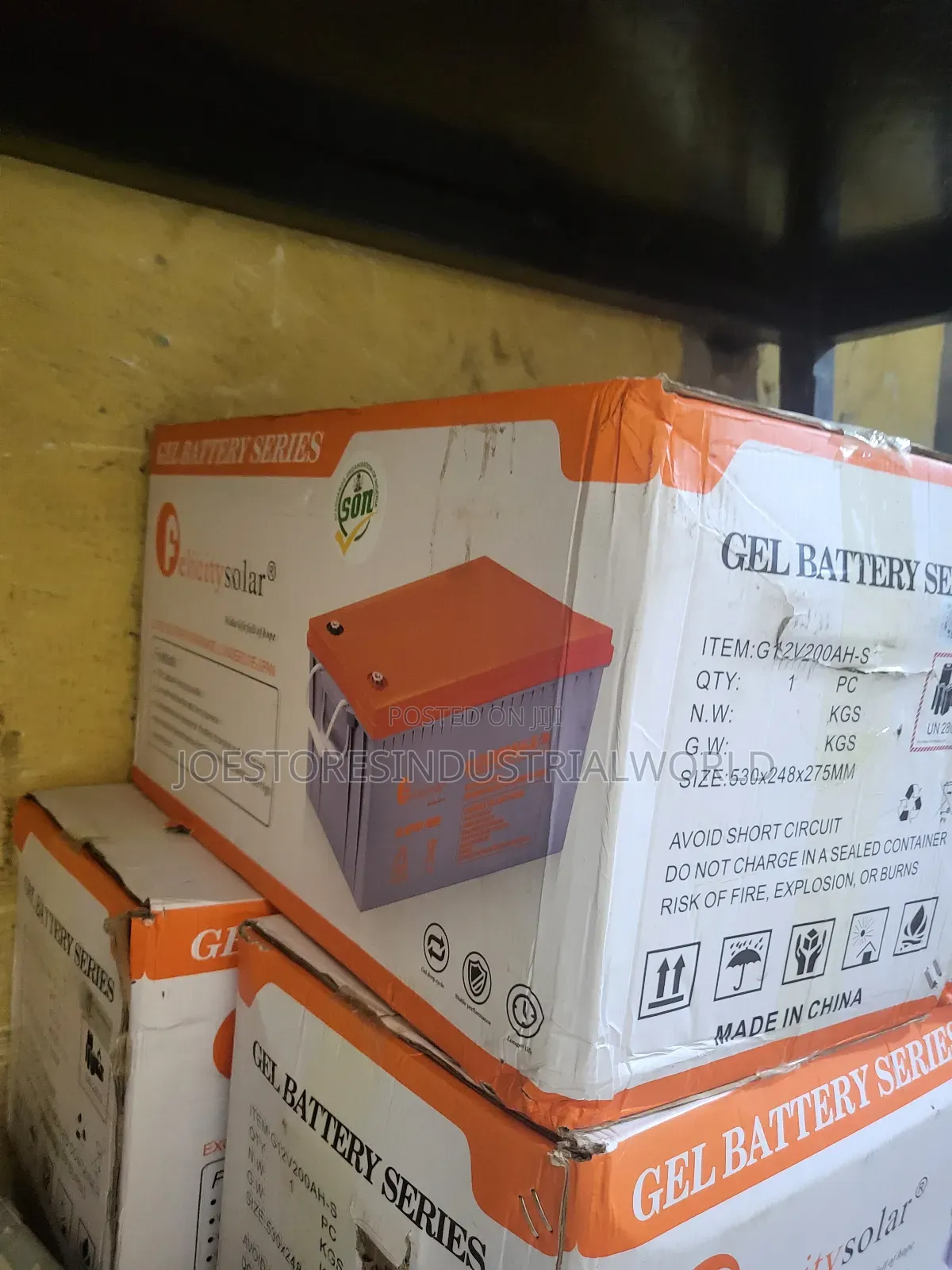 Felicity Solar Gel Battery 200ah