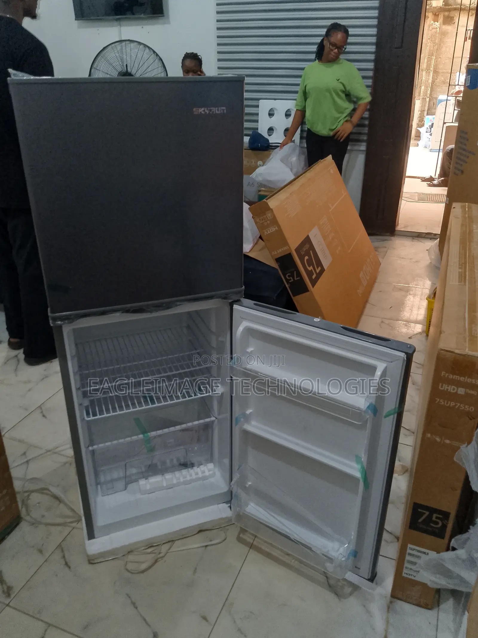 Eco-Tech Skyrun BCD-195hs Double Door Refrigerator