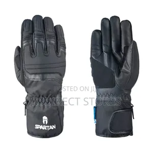 Oxford Spartan Black Motorbike Motorcycle Waterproof Gloves