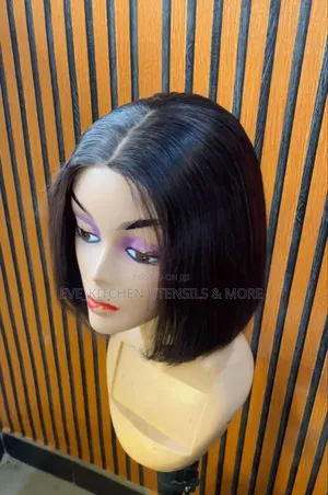 Photo - 10inch Human Hair Bob Wig