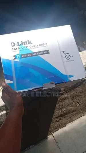 Cat6 Network Cable Utp D-Link 305m Pure Copper