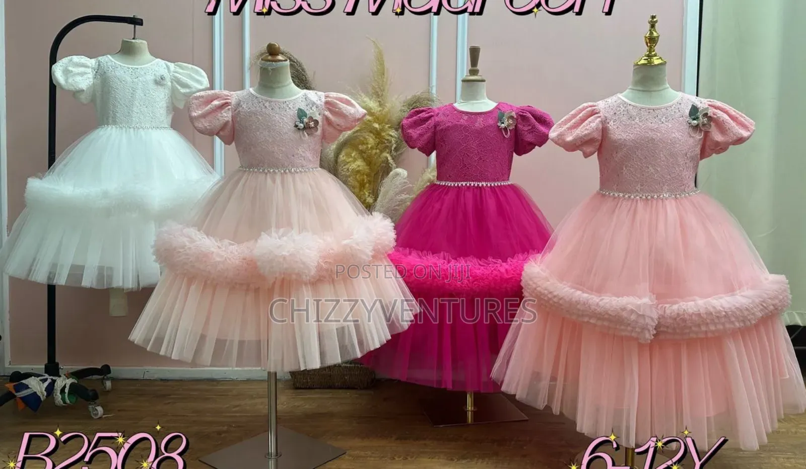 High-Quality Girls' Ball Gown