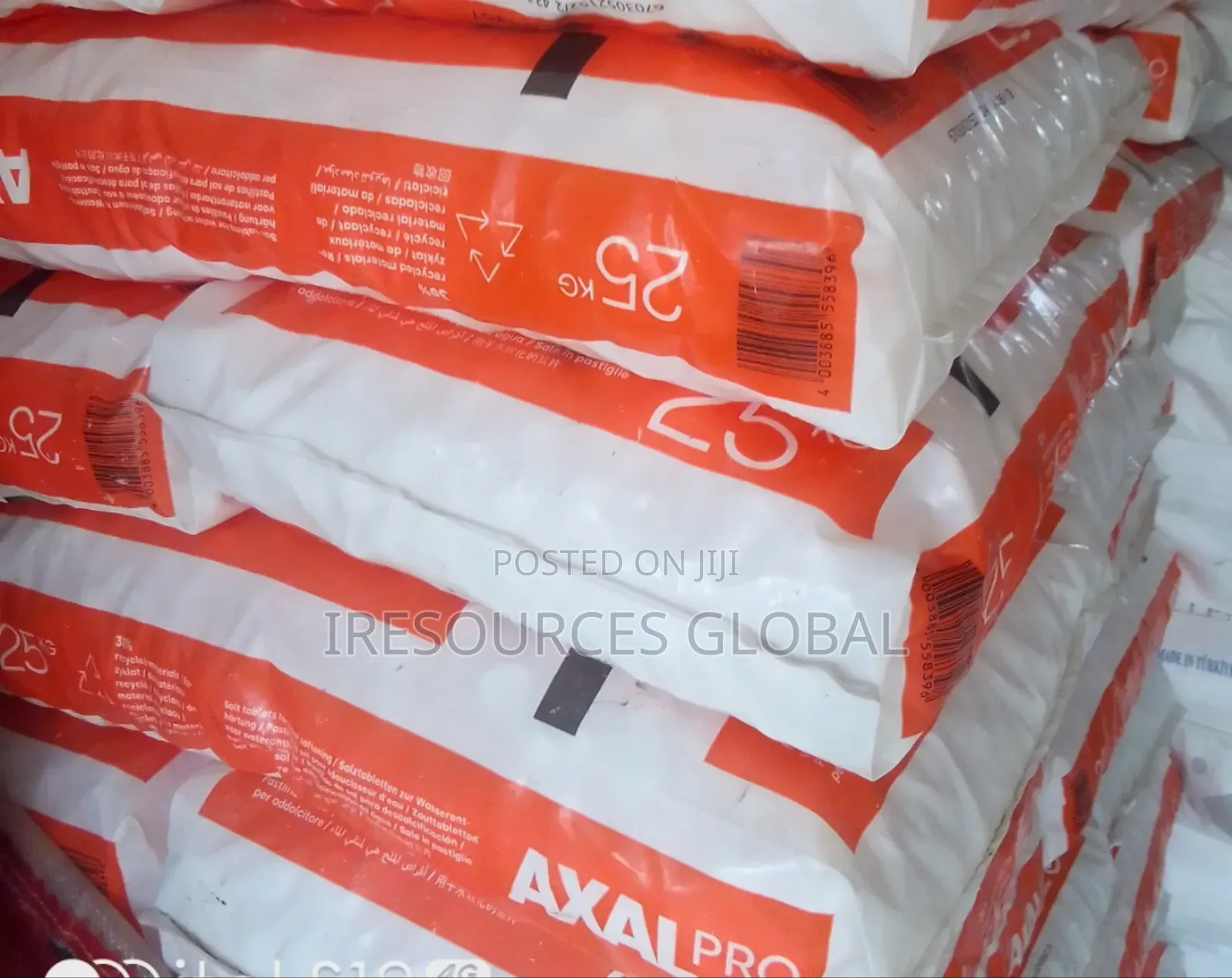 Industrial Salt Tablets (Axal Pro) 25kg
