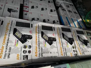 Aisolar Camera Lighting 2 in 1 Solar Security Camera Light.