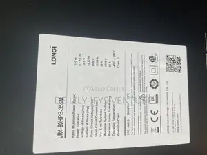 Longi All Black Half Cut Solar Panel 355w