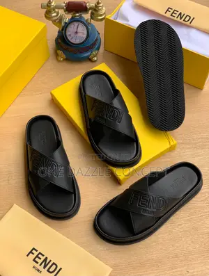 Fendi Criss- Cross Sandals