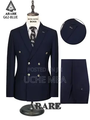 Photo - Blue Double Breasted Suit
