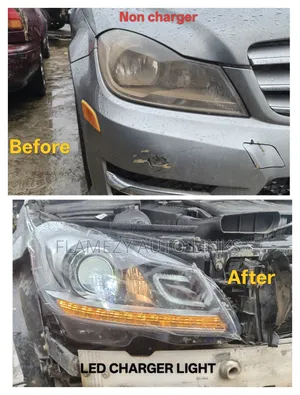 C300 2013 Non Charger Headlamp To Led Charger Headlamp