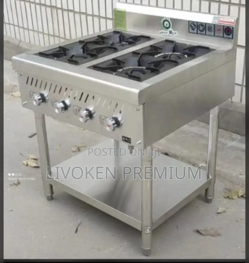 4 Burner Commercial Cooker