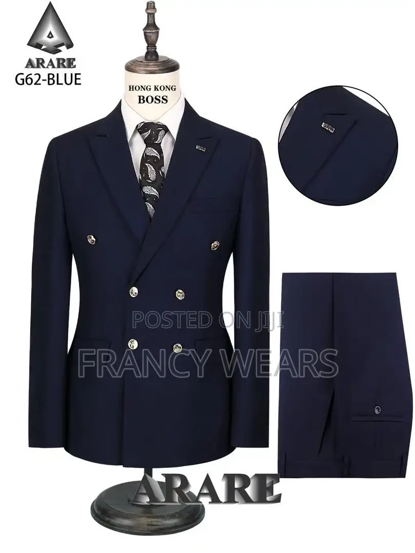 Pure Quality Double Blested Suits Available