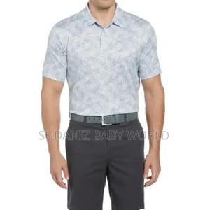Ben Hogan Men's All-Over Confetti Print Golf Polo Shirt