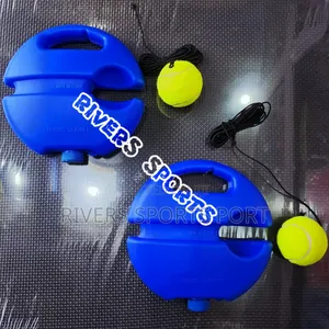 Photo - Lawn Tennis Trainer With Tennis Bounce Ball Practice Ropes