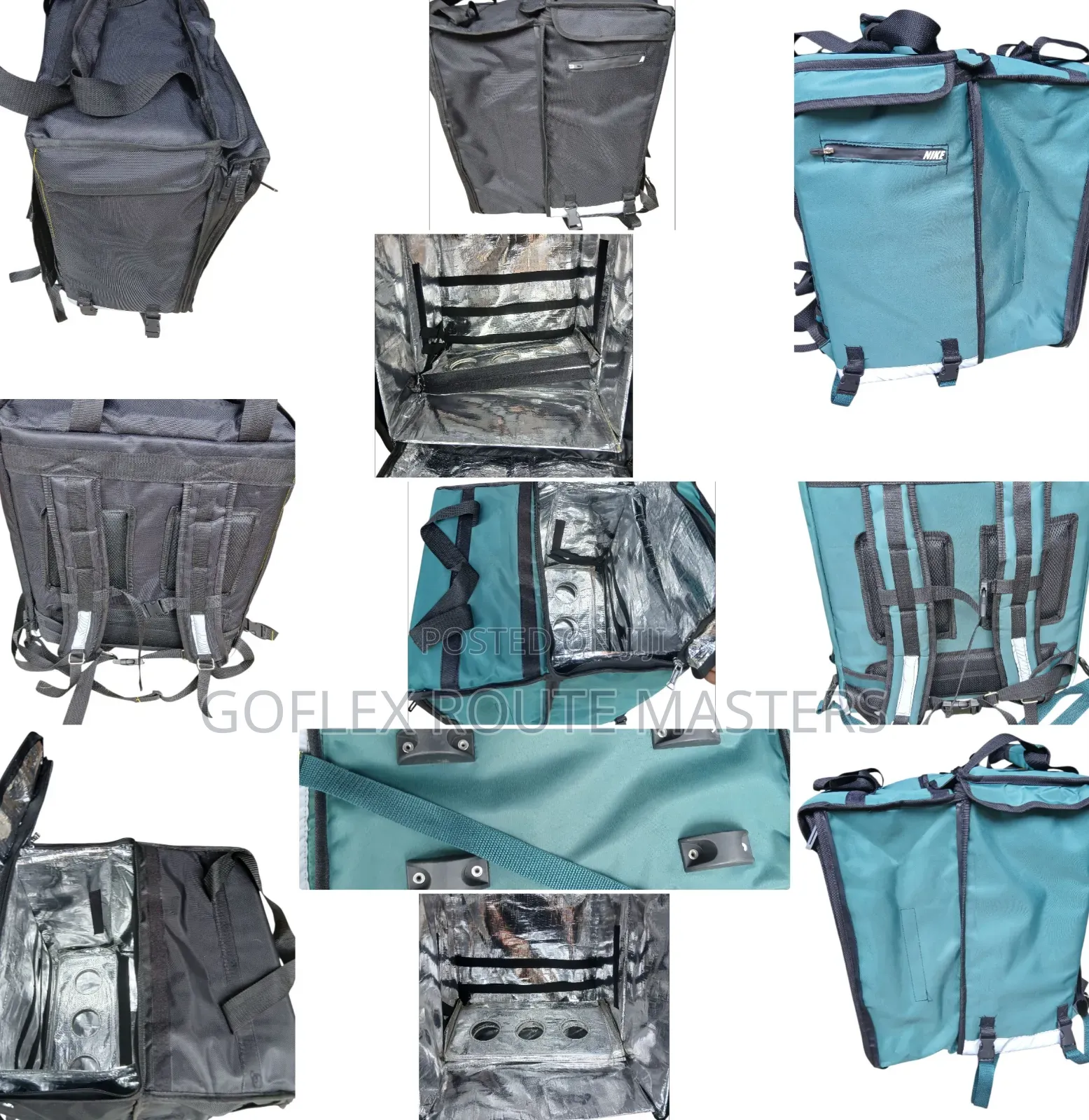 Expandable/Foldable Insulated Food Delivery Bag