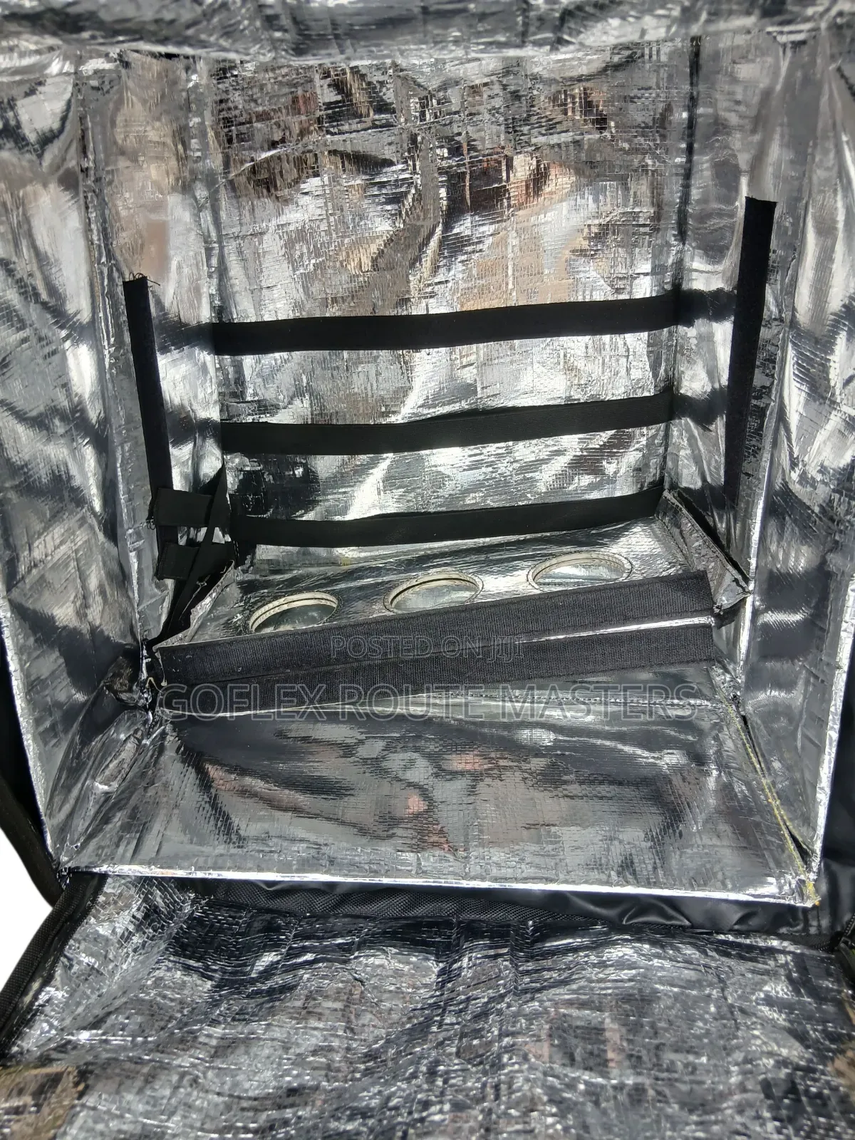 Expandable/Foldable Insulated Food Delivery Bag
