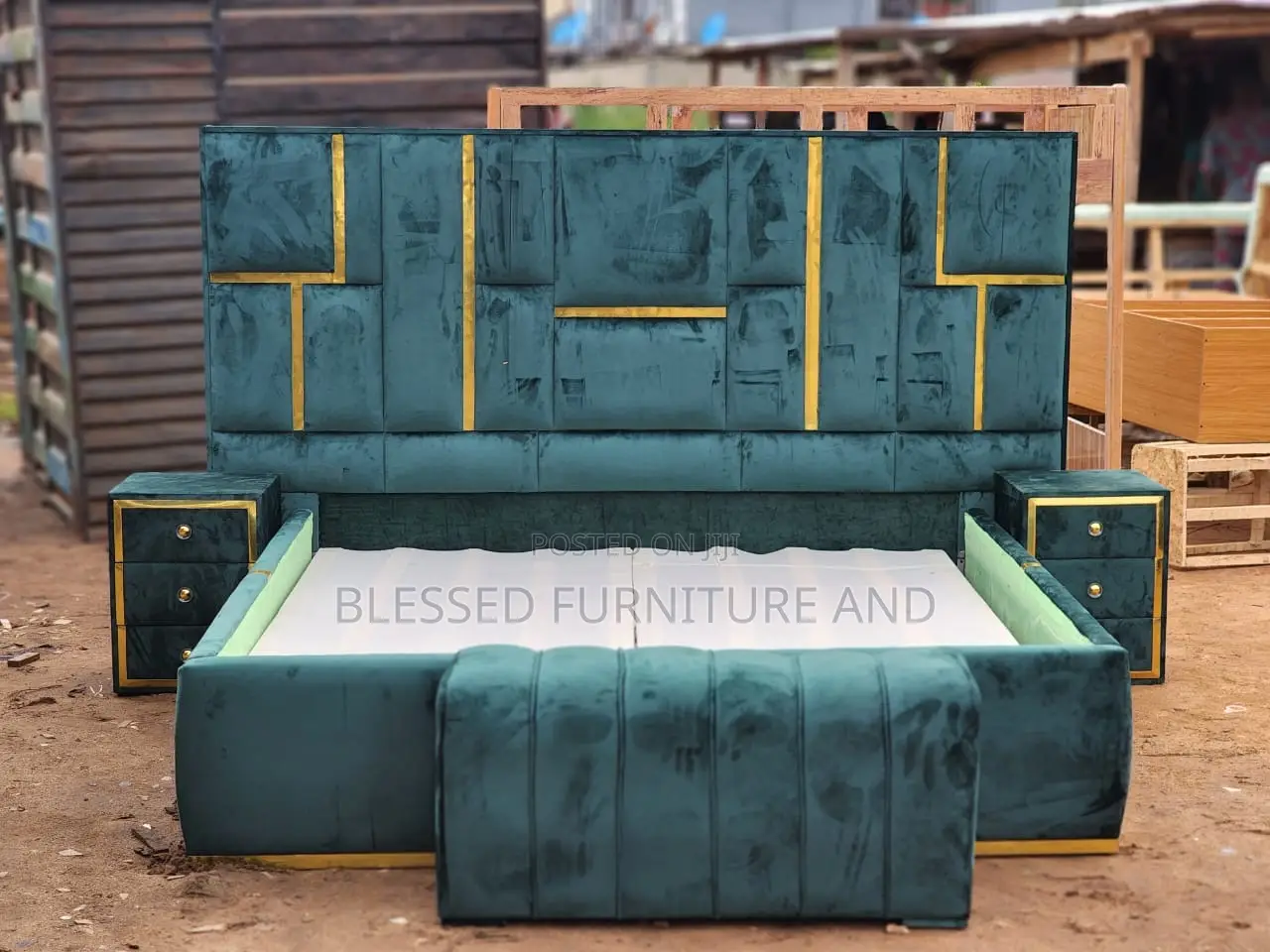 Luxury Padded Quality Bedframe (6x6)