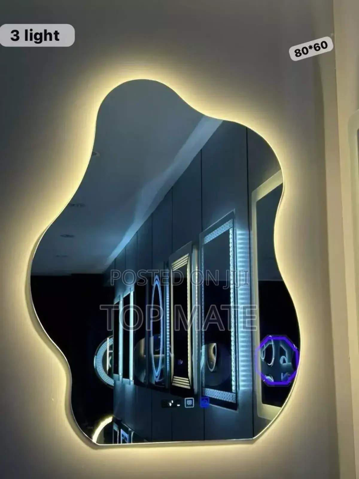 Led Mirror Shapeless 3lights Ld025