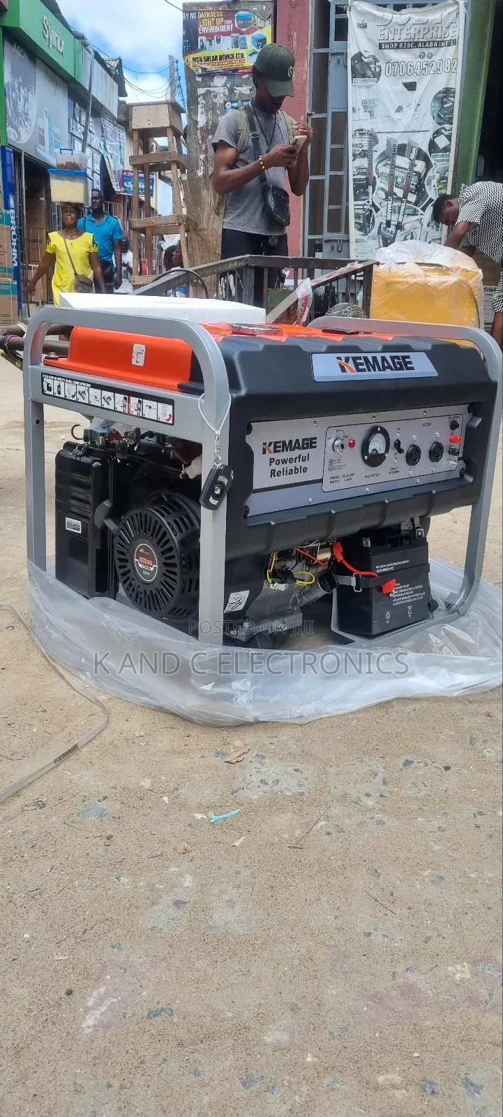 Kemage 10kva Petrol Generator 100%Copper Wire