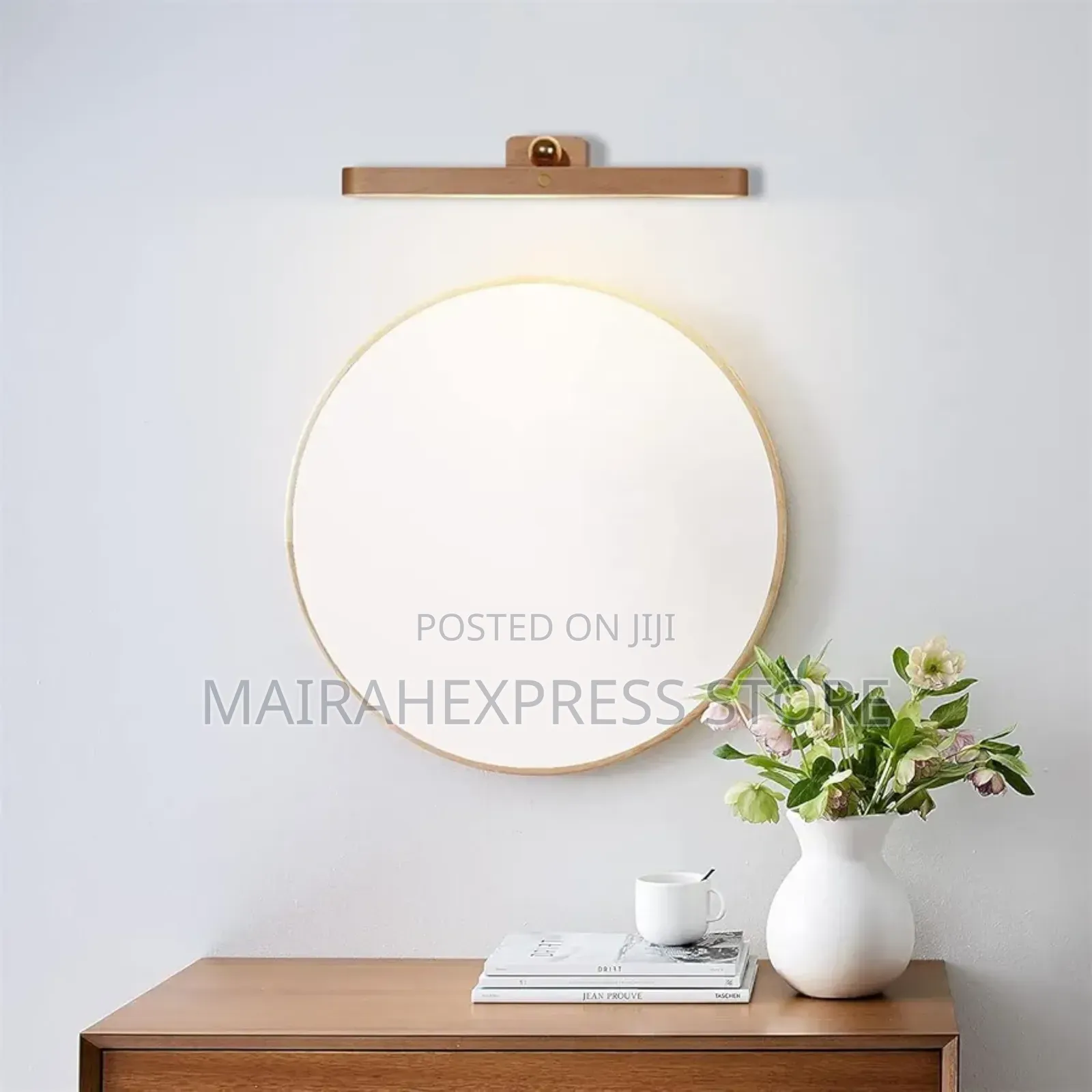 Led Wooden Bar Wall Lamp With Touch Control