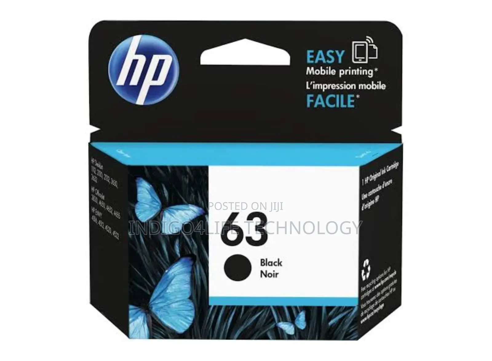 Hp 63 Ink Black Colour
