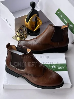 Luxury Mens Clark Ankle Shoes