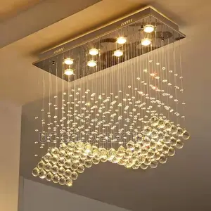 Light Luxury Restaurant Dining Room Crystal Chandelier