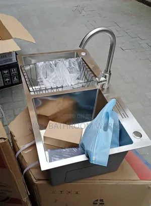 Complete Set Double Bowl Kitchen Sinks and Mixer Tap